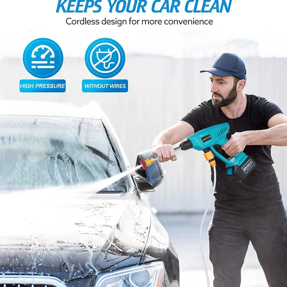 Wireless High Pressure Car Wash Water Spay Gun - ProGoldenTools™