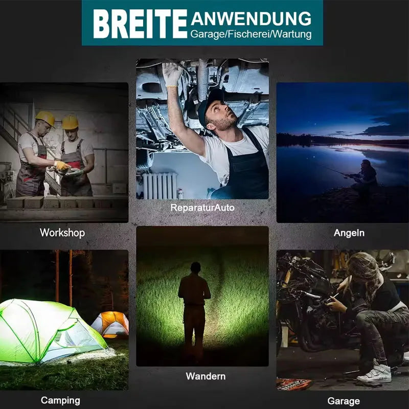 Cordless LED Work Light - ProGoldenTools™